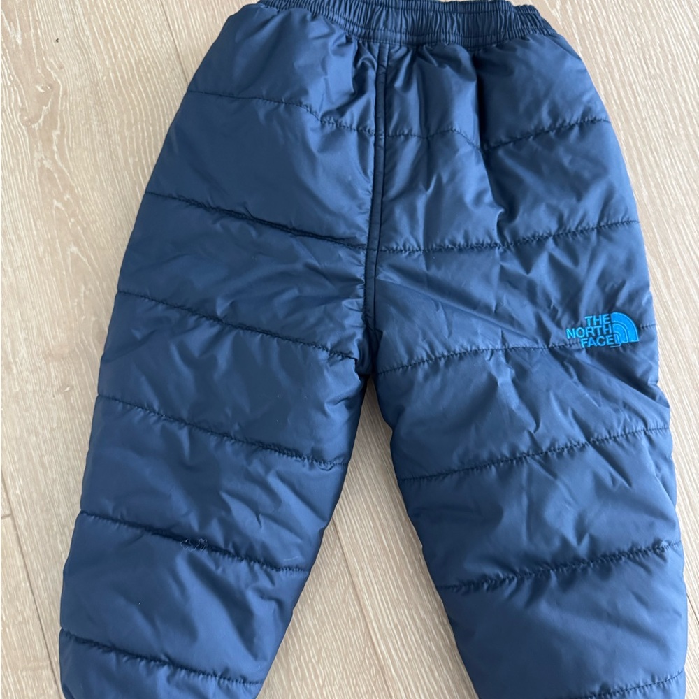 The North Face Navy and Red Quilted Jacket
